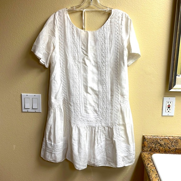 Megan Park Dresses & Skirts - Megan Park Adeline Ruffle Dress, dry cleaned